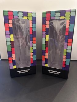 FIFA World Cup 26 Shatterproof BPAFree Dishwasher Safe Beer Glass Set 17oz/500ml