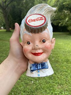 Cast Iron Sprite Boy Bank