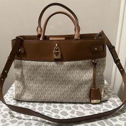 Michael Kors Medium Logo Satchel