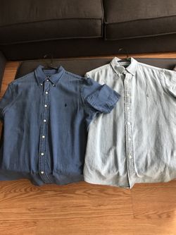 2 Polo Ralph Lauren button ups