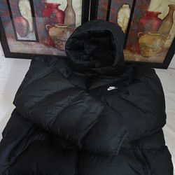Nike Black Hoodie Jacket Size 1X $100