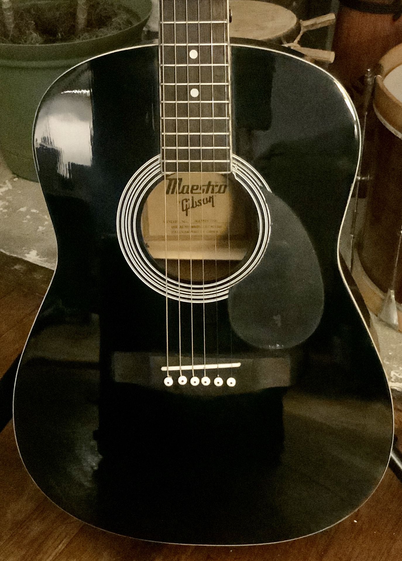 Acoustic Guitar- Gibson Maestro Classical Size Steel-String Package- Ready to play Today!