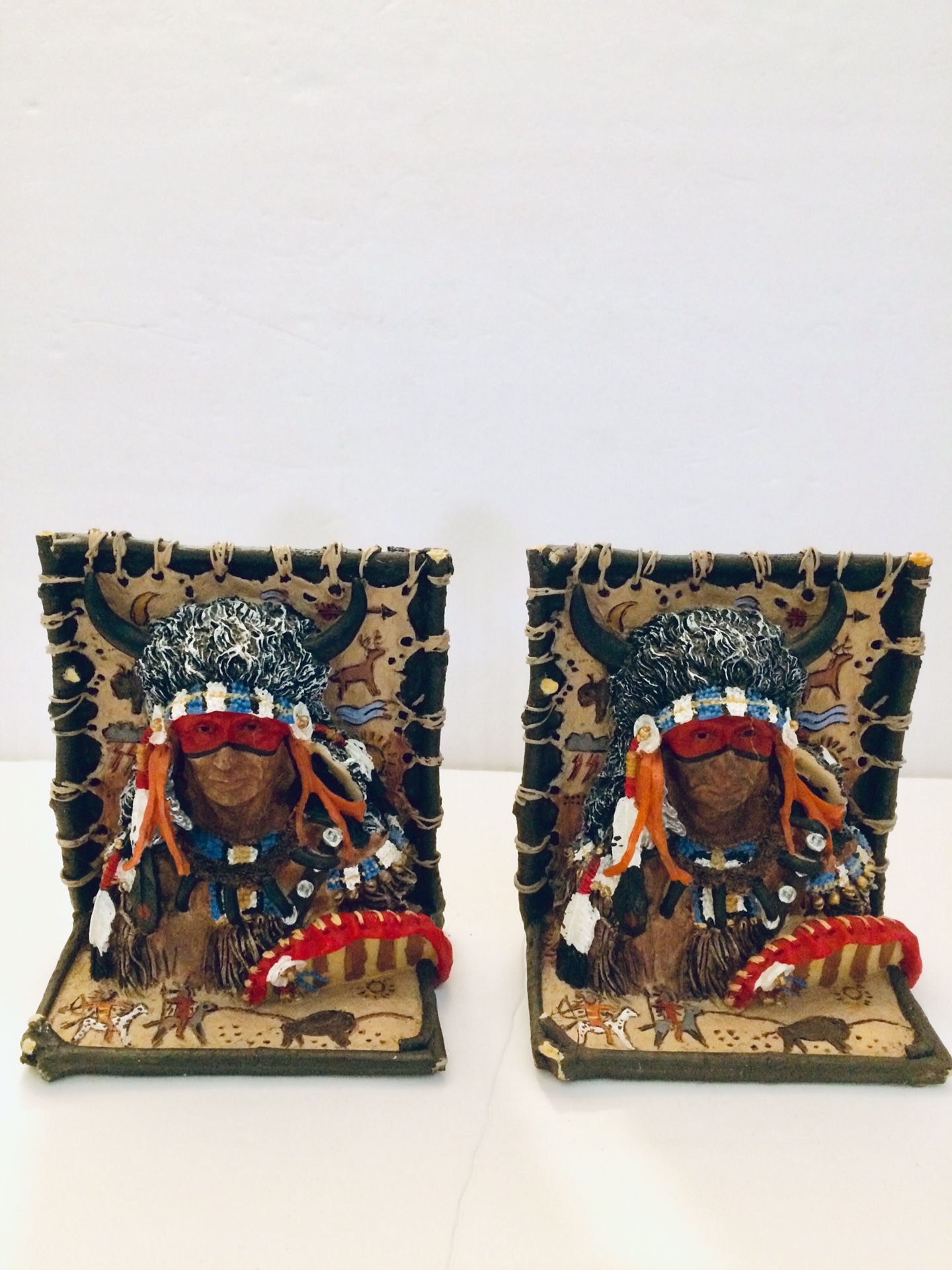 Native American Indians Book Ends