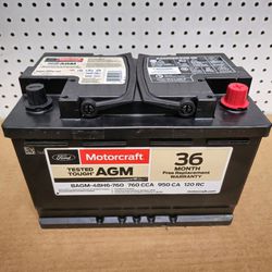 100% Healthy Car Battery Group Size 48/H6 (2023)- $90 With Core Exchange/ Bateria Para Carro Tamaño 48/H6 (2023)