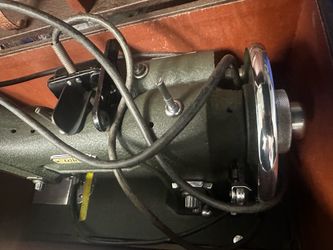 Vintage Used White Rotary  Sewing Machine