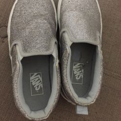 Vans With Glitter Youth Missys Size 2