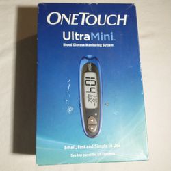 New One Touch Ultra Mini Blood Glucose Monitoring System