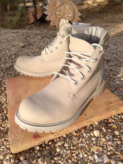 Timberland 6-Inch Boots White/Cream
