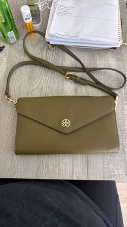 TB Crossbody Purse in Olive Green