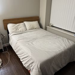 Full sized bamboo bedframe