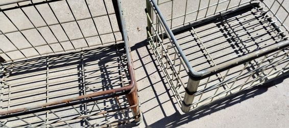 Vintage milk wire crates