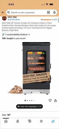 East Oak electric smoker