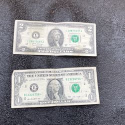 $2 Dollar Bill