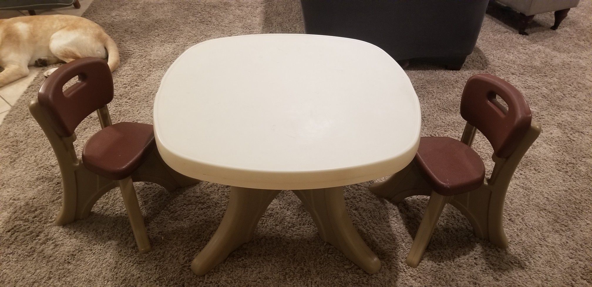 Step 2 plastic table and chair set for little kids