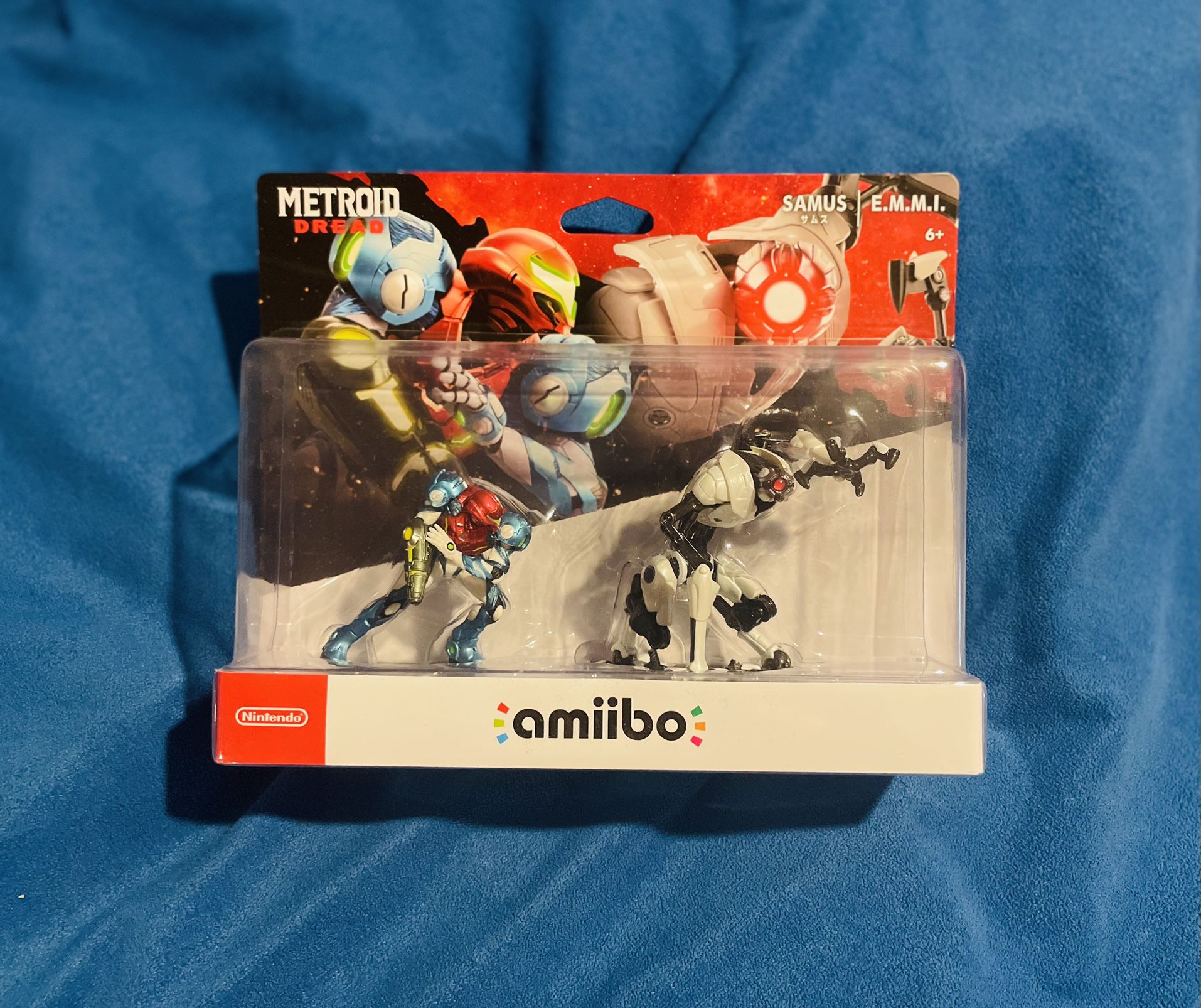 Nintendo Metroid Dread amiibo Figures - Samus & E.M.M.I. Brand New Free Shiping