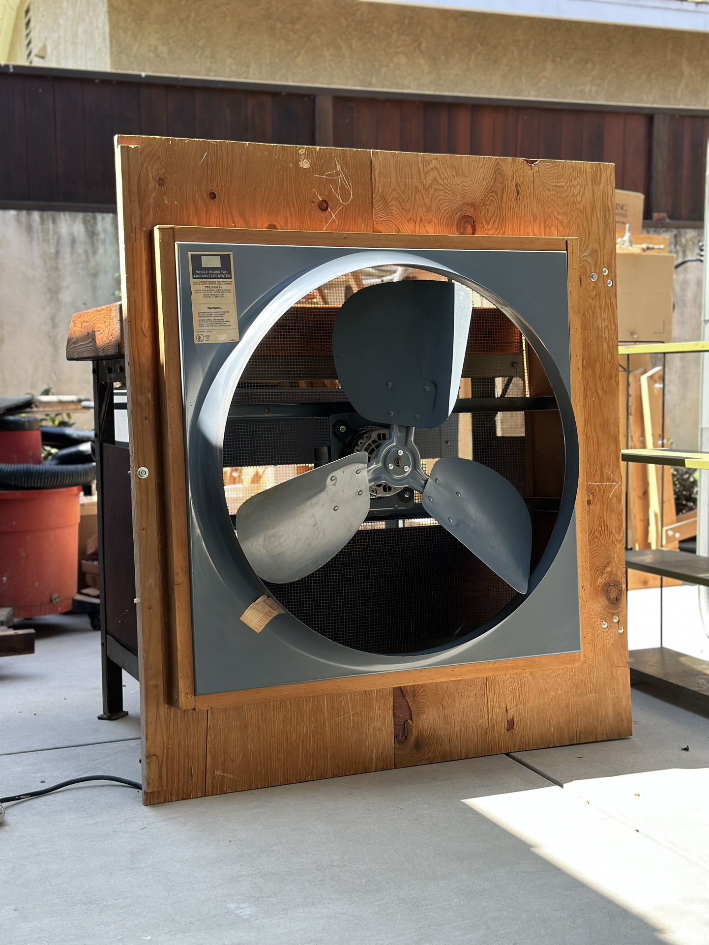 Sears Whole House Fan and Shutter System