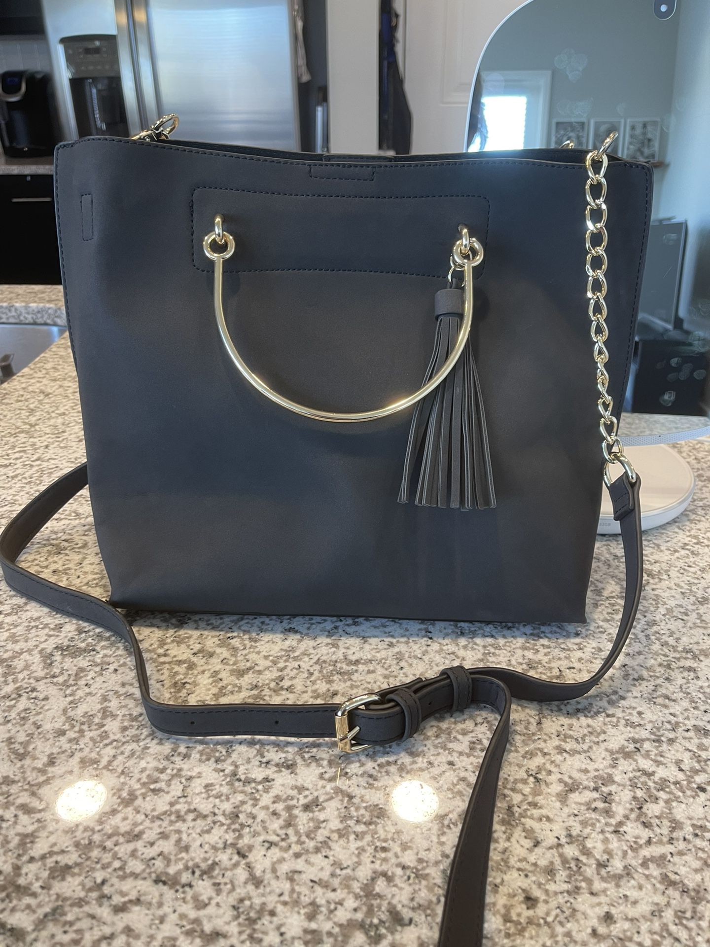 Black suede Bag NORDSTROMS Retail$99 NWOT