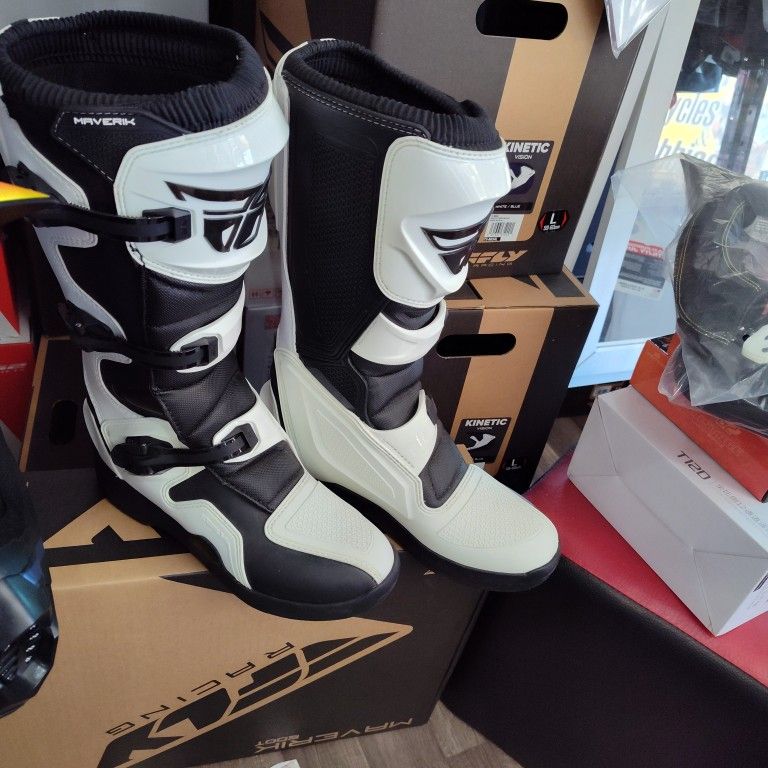 Motocross Off road Dirt Bike Boots Fly Racing Mavericks Size 11