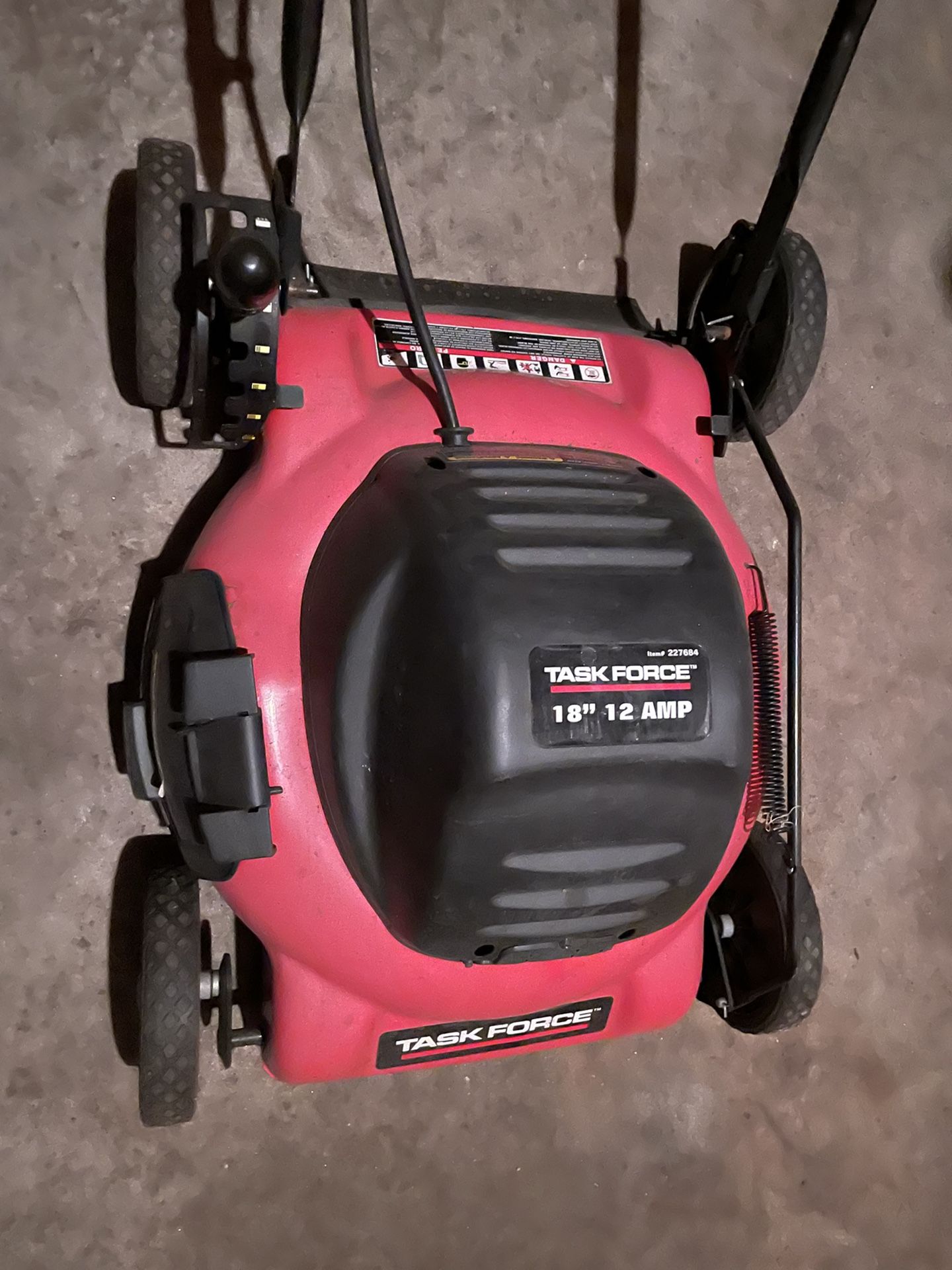 Task Force Electric Lawn Mower