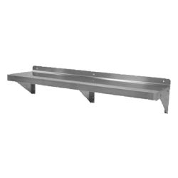 Stainless Steel Wall Shelf, 48 x 14 Inch, GSW, New