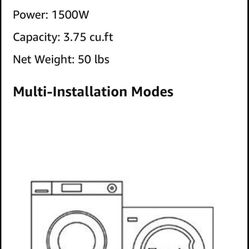 PANDA Portable Tabletop RV Dryer 3.75 Cu Ft