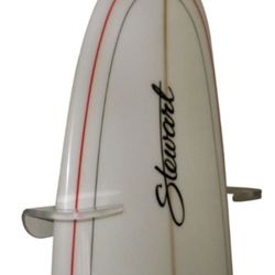 Vertical Longboard Surfboard Clear Wall Mount NEW