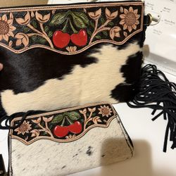 New Leather Crossbody Set