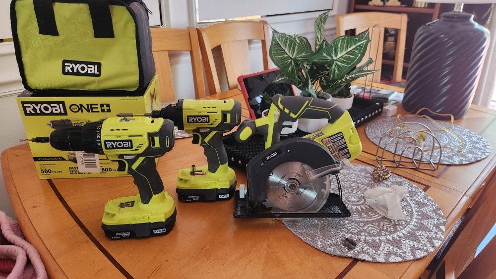 Ryobi Tools Driver, Drill & CIRCULAR SAW