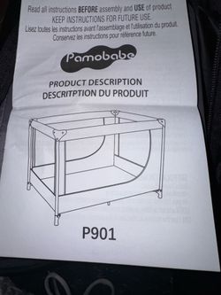 Portable crib for baby