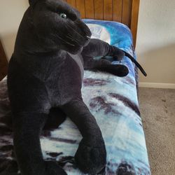 Large Black Panther Plush / Stuffed Animal 
