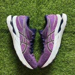 ASICS Gel Nimbus 24 Women’s Size 7.5 Purple Running Shoes FF BLAST+ Read 