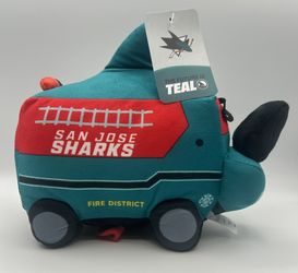 San Jose Sharks Hockey SGA Plushie Zamboni Doll 2026 First Responder Day Plush