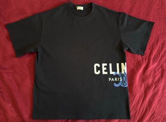 CELINE Paris Logo T-Shirt – Size L