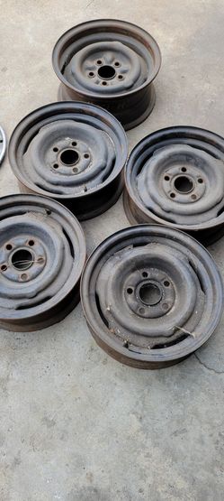 14" 5 Lug Ford Steel Wheels.
