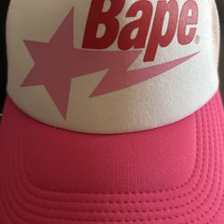 Bape Cap Pink Adjustable 