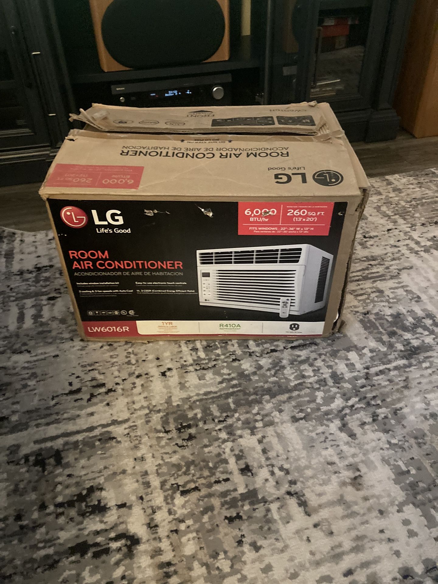 LG Window Air Conditioner 6000 Btu AC