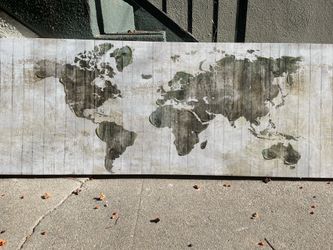 Modern Abstract Canvas Wall Art - 48”x18