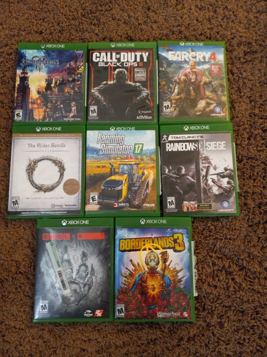 Xbox One Game Bundle 9 Games