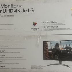 LG 27” IPS 4K UHD Monitor with VESA DisplayHDR 400