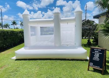 White Bounce House 