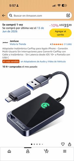 Carplay inalambrico