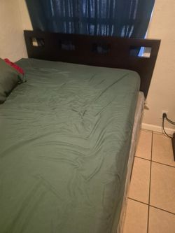 Bed and frame