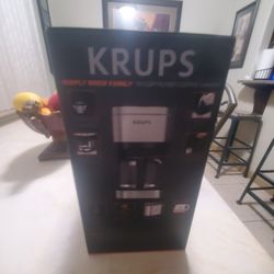 Krups Simply Brew 10-Cup Drip Coffee Maker | Stainless Steel