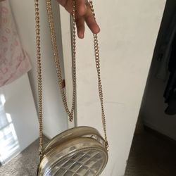 Round Clear crossbody purse
