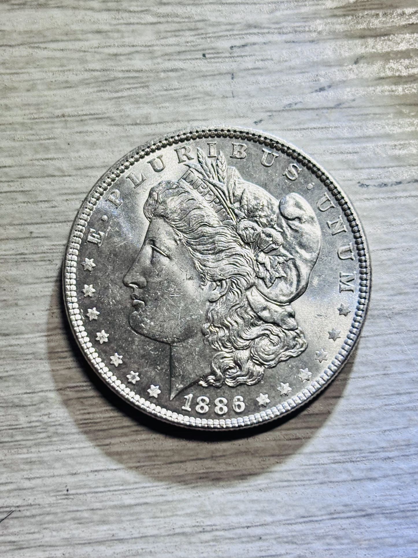 1886 Morgan Silver Dollar Coin