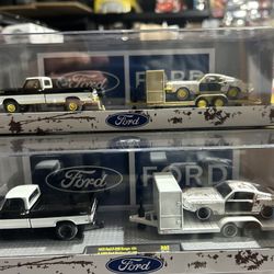 M2 machines Ford F100 And Mustang Chase Set 