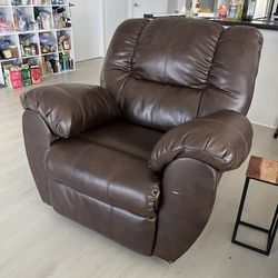 Genuine Leather Recliner Chair