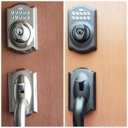 Schlage Camelot Electronic Deadbolt With Handleset 