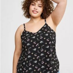 NWT, Torrids Sophie Tank, Chiffon Swing Cami