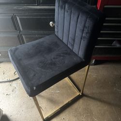 Hollywood Chic RETRO Style Velour Chair / Stool